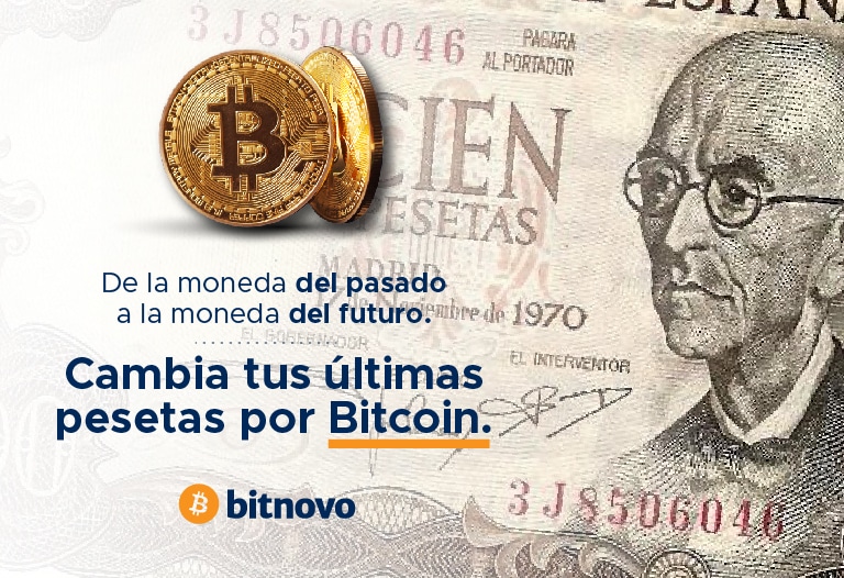 ¡Cambia tus últimas pesetas por Bitcoin!