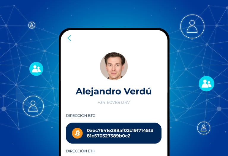 How to send cryptocurrencies to your contact list in Bitnovo APP?