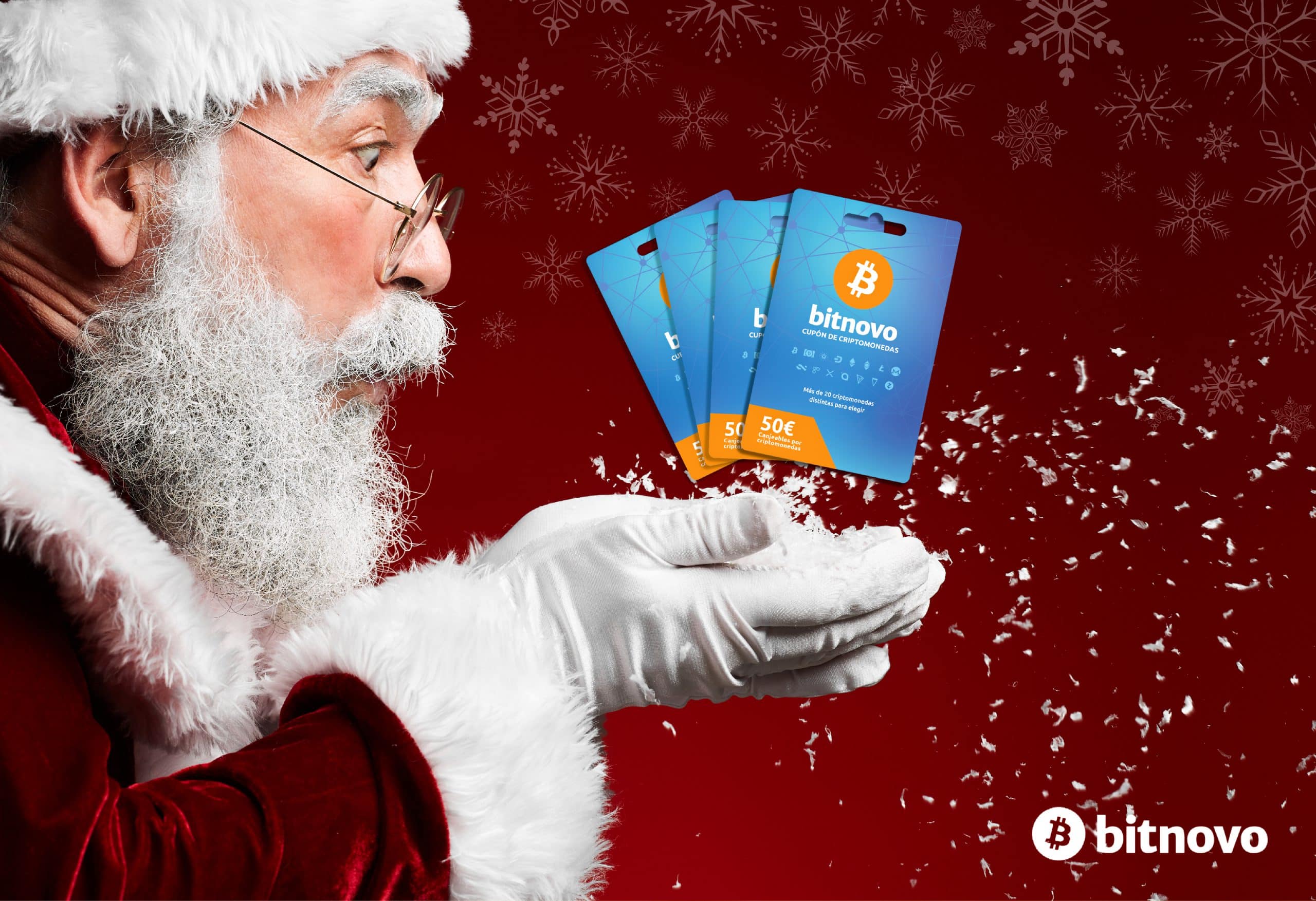 This Christmas give cryptocurrencies with Bitnovo gift cards!