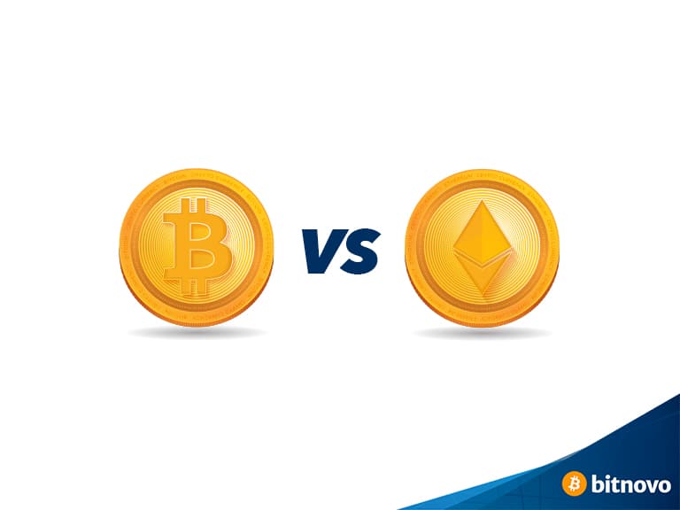 Main differences between Bitcoin and Ethereum